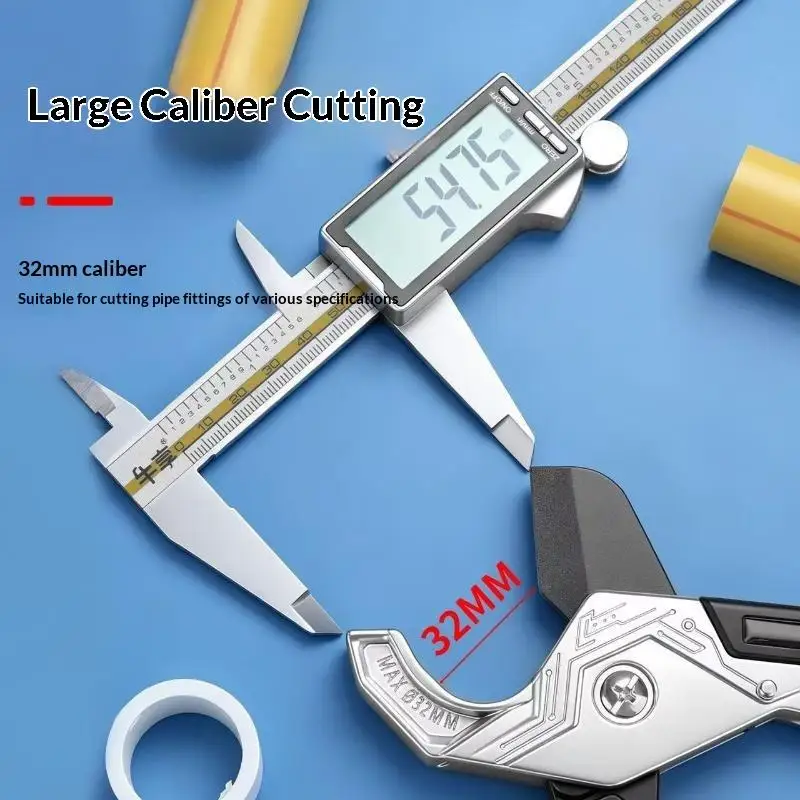 【HMA】1Pcs /1Set Pipe Cutter 0 32mm SK5 Heavy Duty Manual PVC PPR PU PE Pipe Cutting Tool For Home Plumbing Hand Tools