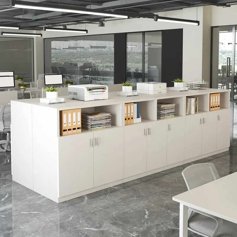 Multifunctional Office File Cabinet Low Storage Locker Floor Partition Combination Data Cabinet Against Wall