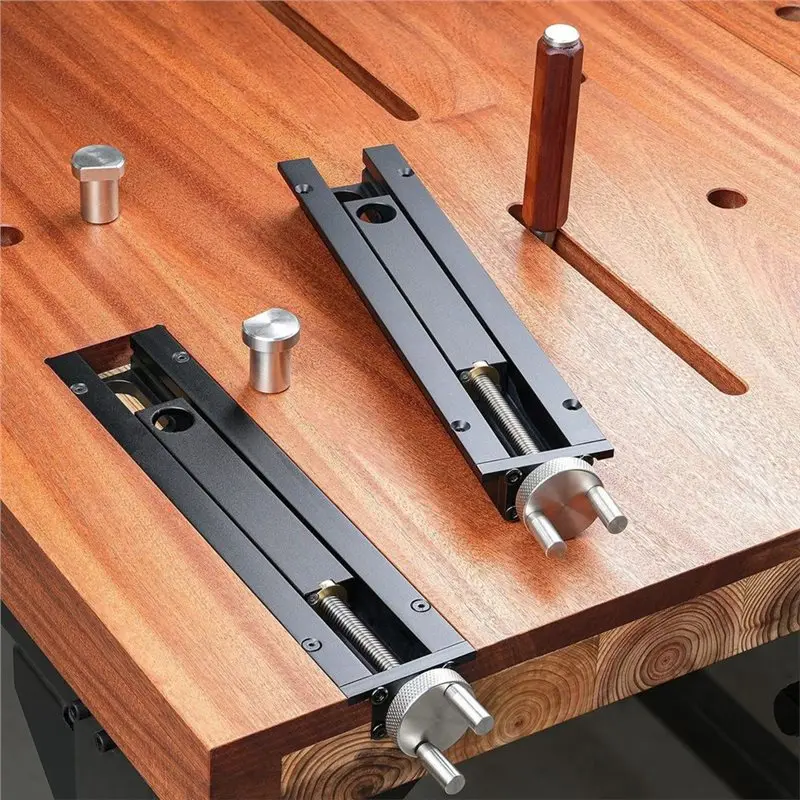 ABCA-High Load Capacity For Woodworking Heavy Duty Workbench Vise System With Table Clip