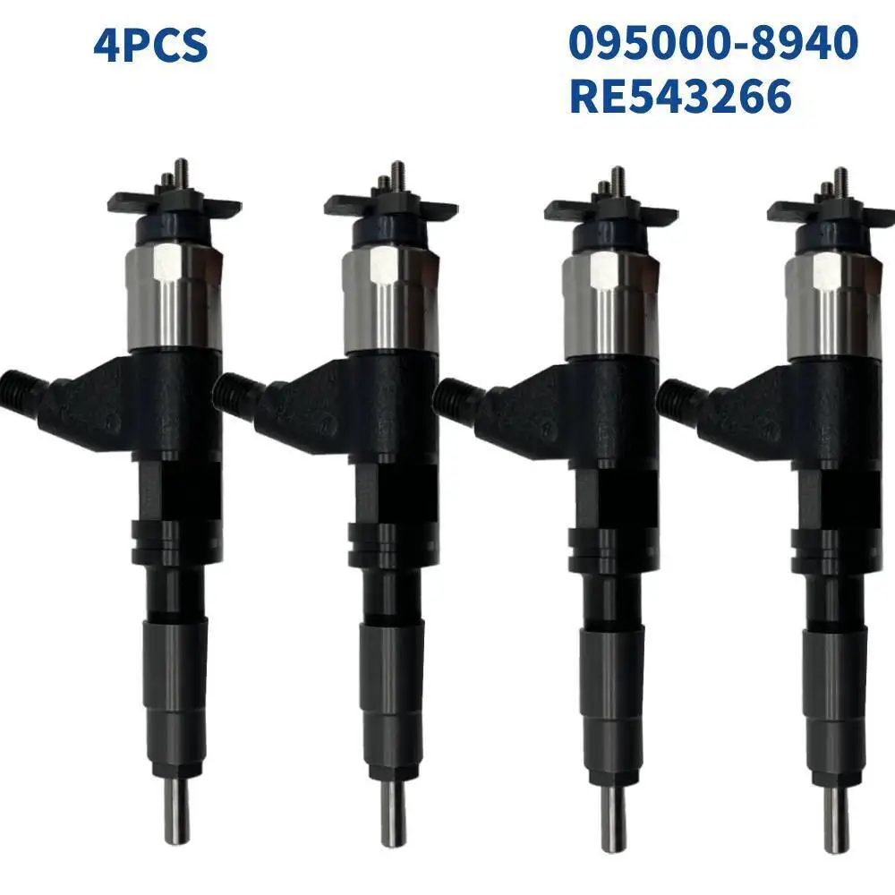 

4PCS Common Rail Diesel Fuel Injector 095000-8940 RE507860 For JOHN DEERE 4045T