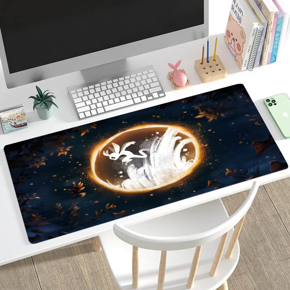 Ori And The Blind Forest Mousepad Mouse Mat Desk Mat With Pad Gaming Accessories Prime Gaming XXL Keyboard Pad Padding Mat