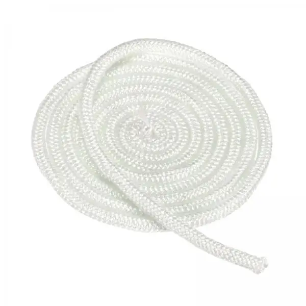 Fiberglass Gasket Rope 8mm Fireplace Seal Cord High Temperature Door Rope Cuttable Energy Efficient for Wood Stove Use