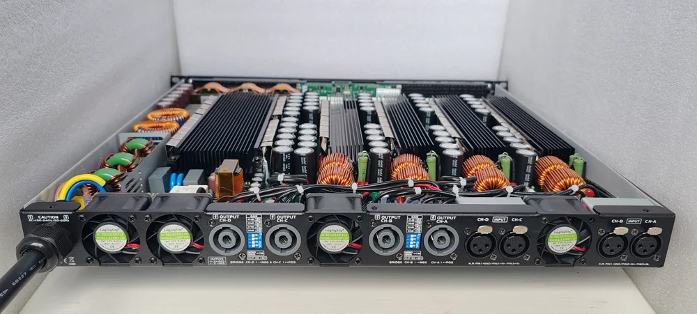 Shenndare 4x2800w Audio profession eller Leistungs verstärker 4 Kanäle 1u Subwoofer Verstärker Klasse D Line Array Lautsprecher Vorverstärker – Detail 3