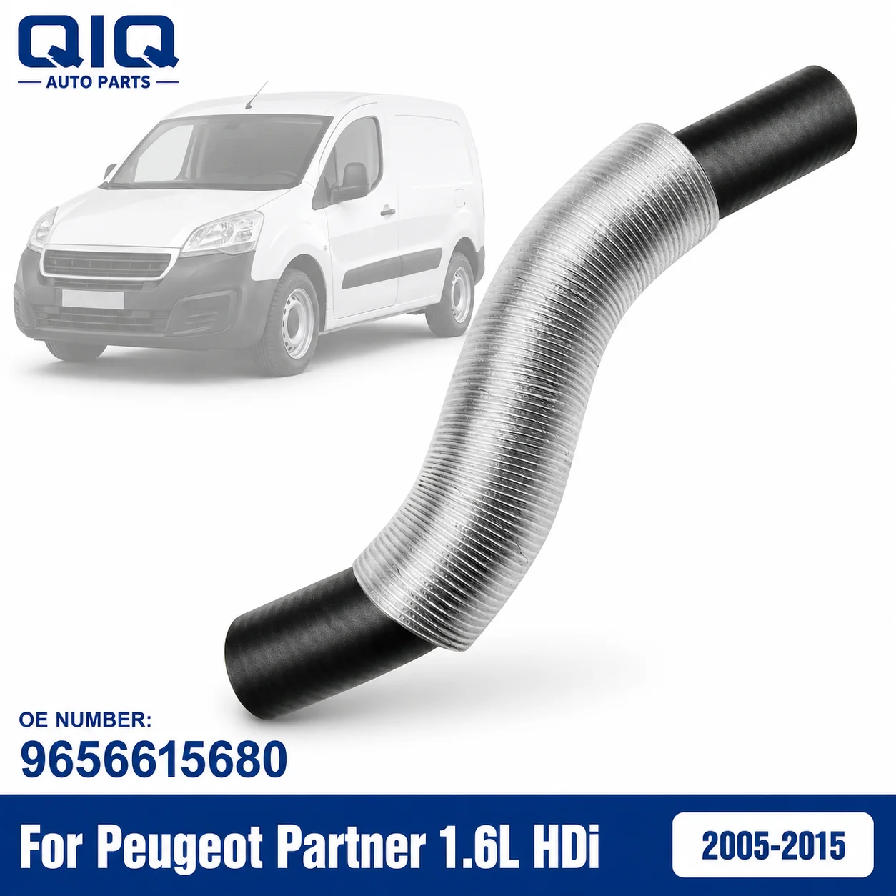 Charger Intake Hose Rubber Pipe For Peugeot Partner 2005-2015 1.6L HDi Citroen C4 2004-2011 1.6L HDi 9656615680 038128 1360277