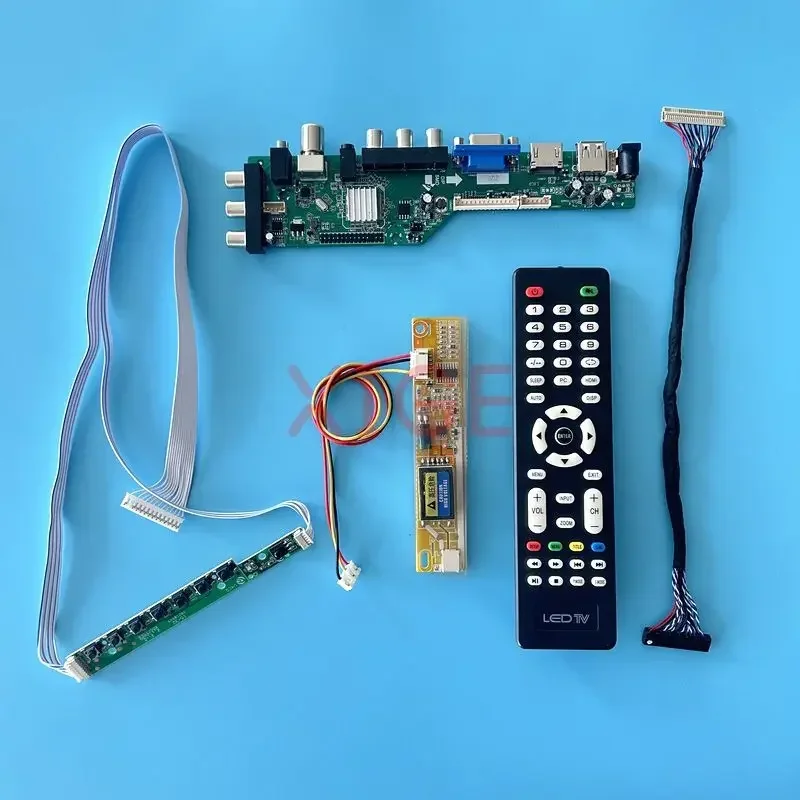 

Driver Controller Board Fit LTN141P2-L01 LTN141P4 DVB Digital 1400*1050 LCD Display USB+HDMI+VGA+AV+IR 1CCFL DIY Kit LVDS-30Pin