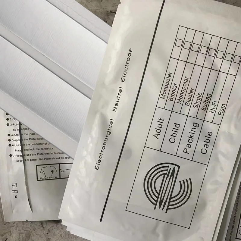 

Hot Selling Neutral Bipolar Negative Pad Disposable Electrosurgical Esu Grounding Pad