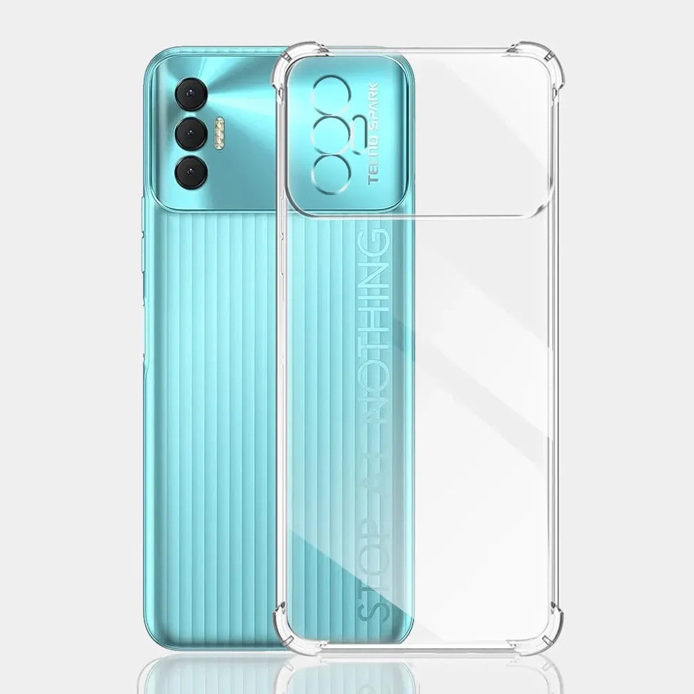 For Tecno Spark 8P Case Silicone Soft Shockproof Transparent Cover For Tecno Spark 8C Clear Cases For Tecno Spark 8P Funda Coque