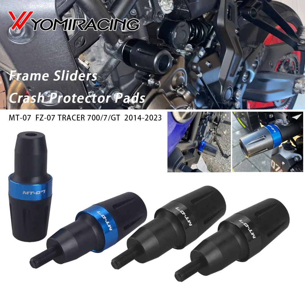 

MT-07 Frame Sliders Crash Protector For YAMAHA MT07 Tracer 700/7/GT FZ07 Motorcycle Accessories Falling Protection Engine Pad