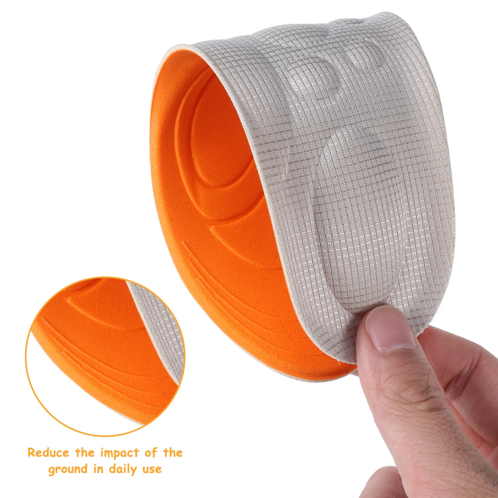 2Pairs الاطفال الرياضة امتصاص الصدمات النعال قوس دعم استبدال تنفس خففت منصات القدم تدليك إدراج الأحذية #3