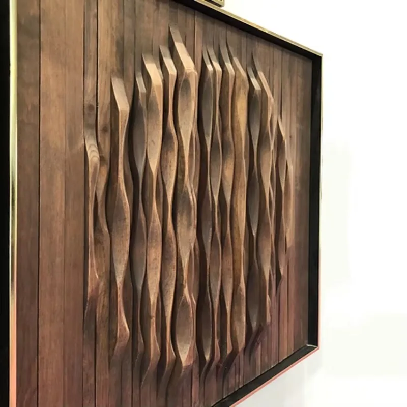 Quadro de Arte de Parede para Sala de Estar de Casa Antiga Chinesa, Decoração Modular Moderna para Casa, Pintura em Painel Pintada à Mão