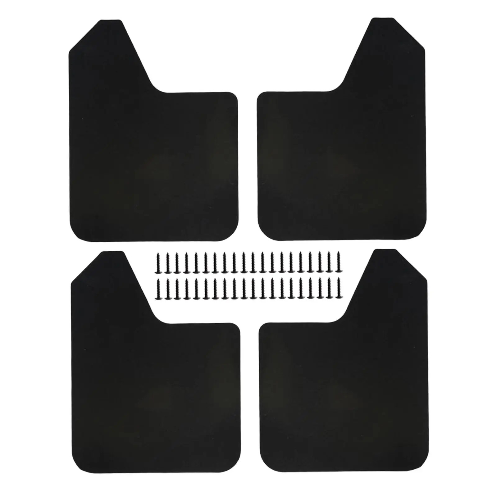 4Pack Mudflaps Flaps Black Universal Exterior Parts Front and Rear Car Accessories Mudflaps Mudguard for SUV Truck Car