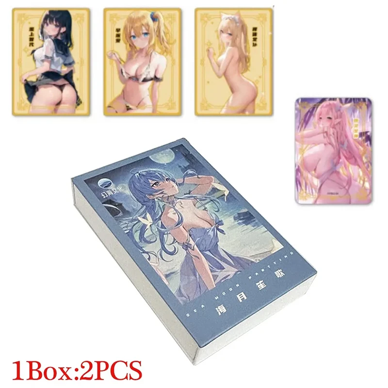 Sea Moon Goddess Story Collection Metal Cards Partying Girl Party Swimsuit Bikini Card Child Kids Toy For Family Birthday Gift