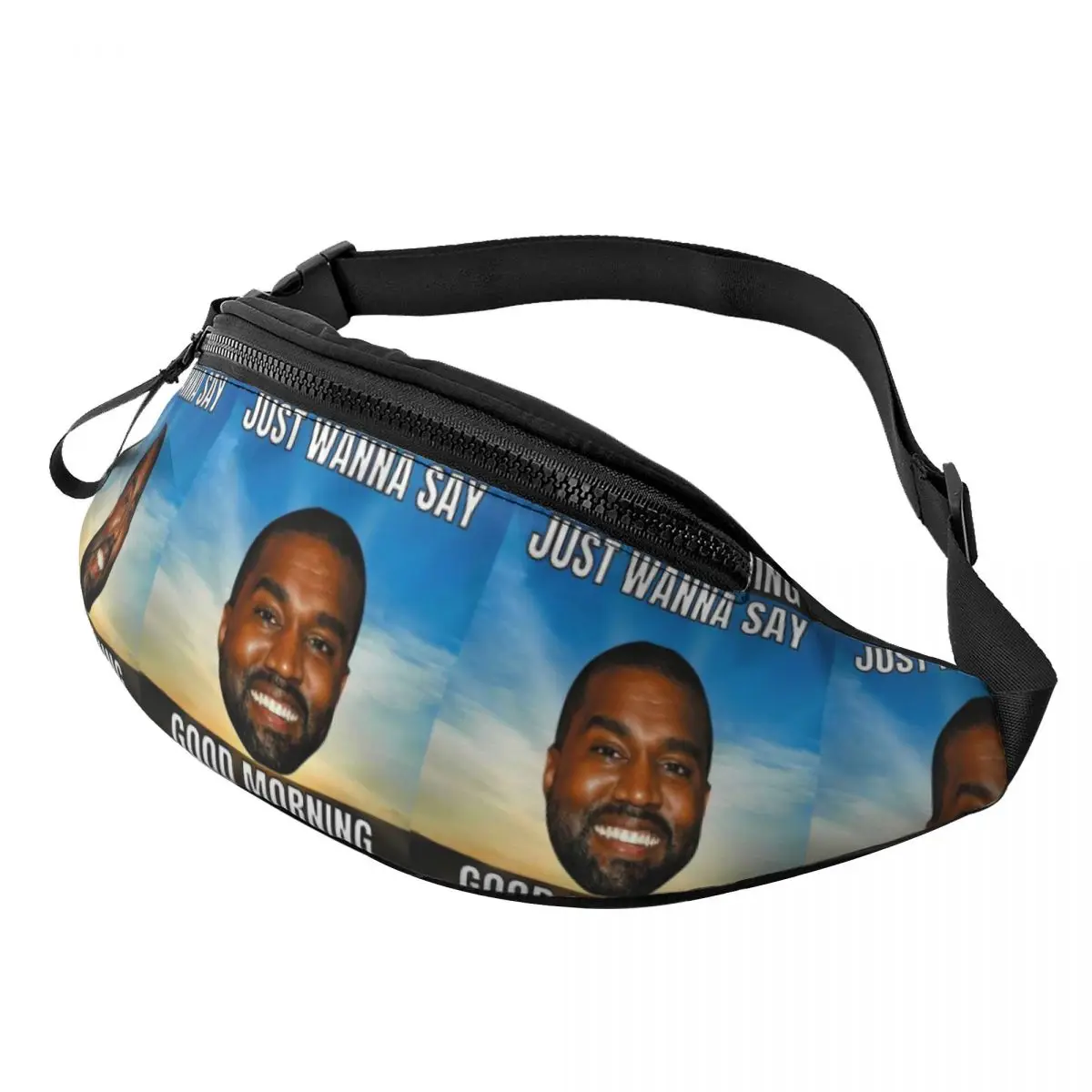 

Kanye West Waist Bag for Women Men Crossbody Fanny Pack Running Phone Money Pouch