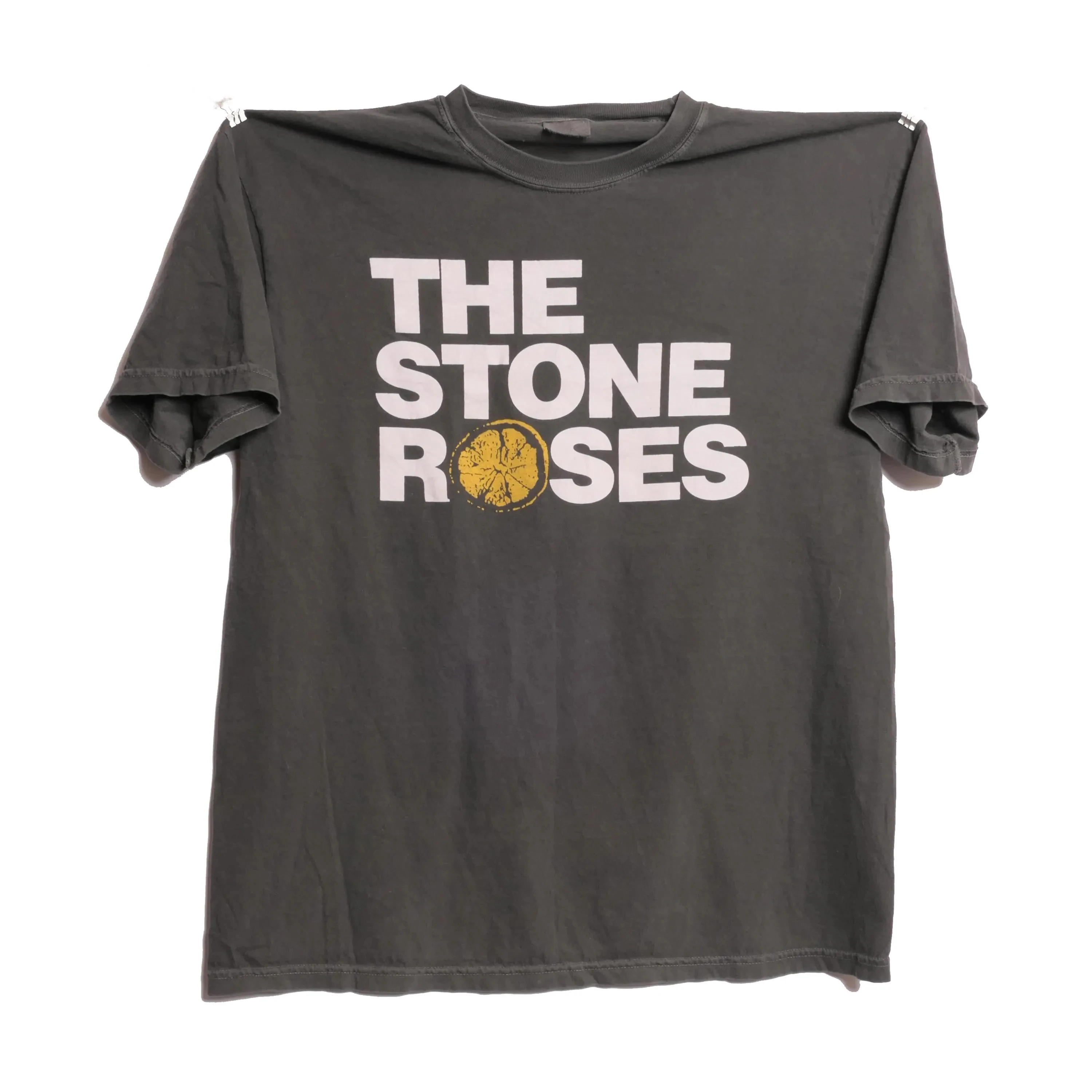 Camiseta Vintage de algodón puro para hombre, camiseta informal con estilo de The Stone Roses, holgada y transpirable, adecuada para uso diario, de verano