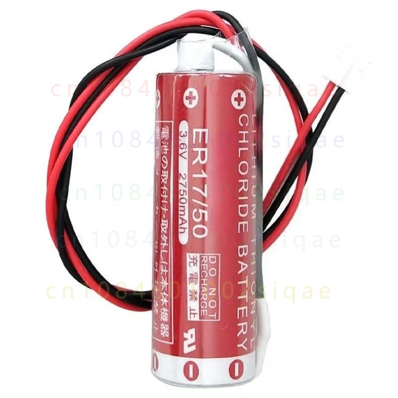 1pcs FOR Yamaha Robot RCX340 Controller Backup Battery KAS-M53G0-10 ER17/50 3.6V 2750mAh Primary Lithium Battery