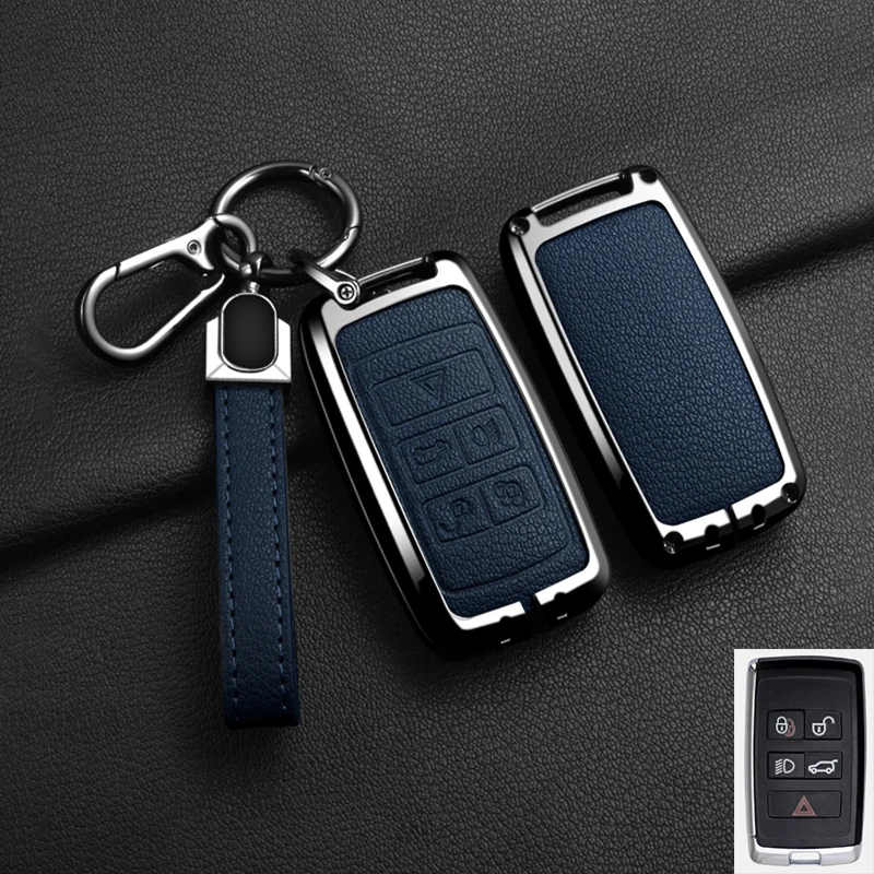 Autoschlüsselhülle für Jaguar XF XJ XE S-Type F-Type X-Type F-Pace I-Pace E-Pace Android XFR XKR Schlüsselanhänger aus Zinklegierung – Detail 18