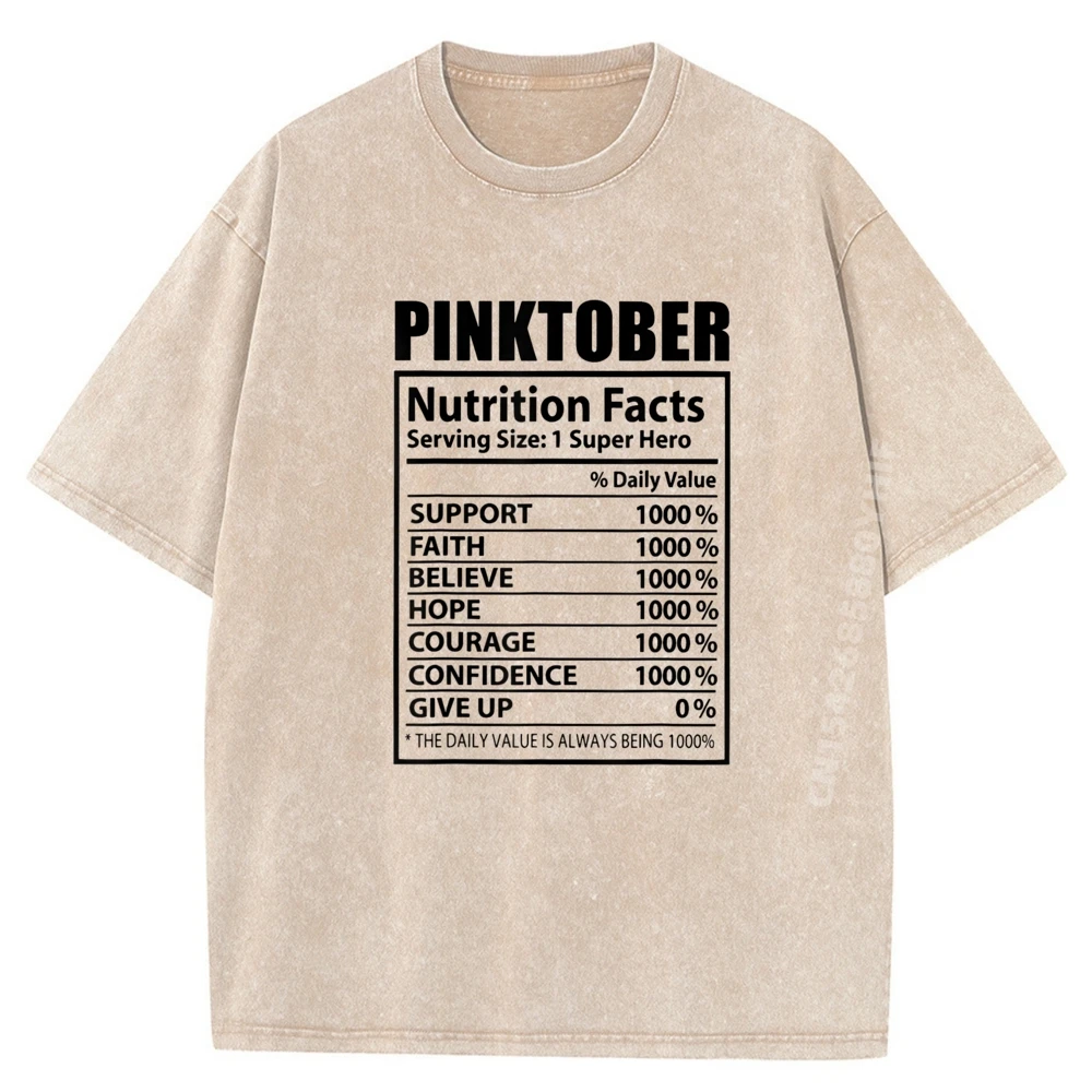 

Pinktober Definition Nutrition Facts Breast Cancer Awareness Clothes Brand Clothing Mens Soft Washed Shirt