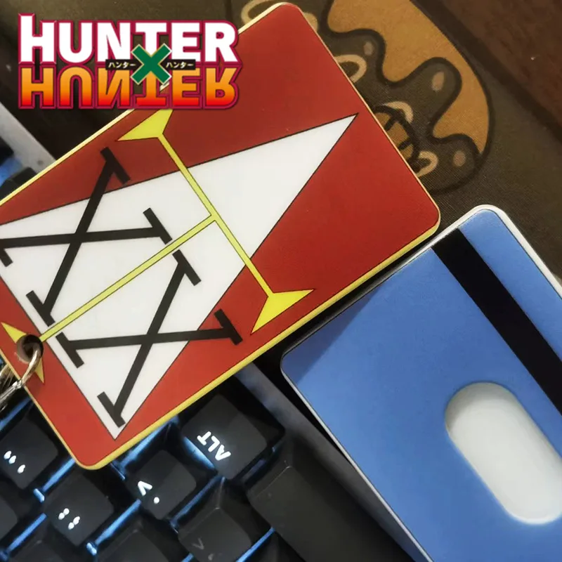 Anime HUNTER × HUNTER License Card Keychain Killua Zoldyck HUNTER LICENSE Card Set Bus Access Card Set