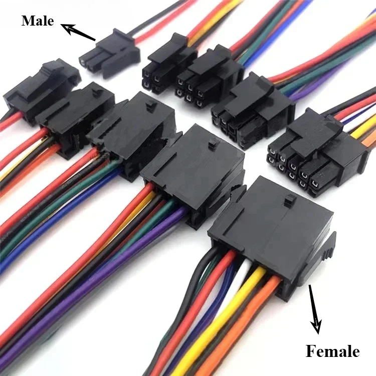 5pc Micro-fit Molex MX3.0 43025 43020 20AWG Dual Row Small 5557 5559 Male Female Air Dock Electronic Terminal Wire Cable Harness