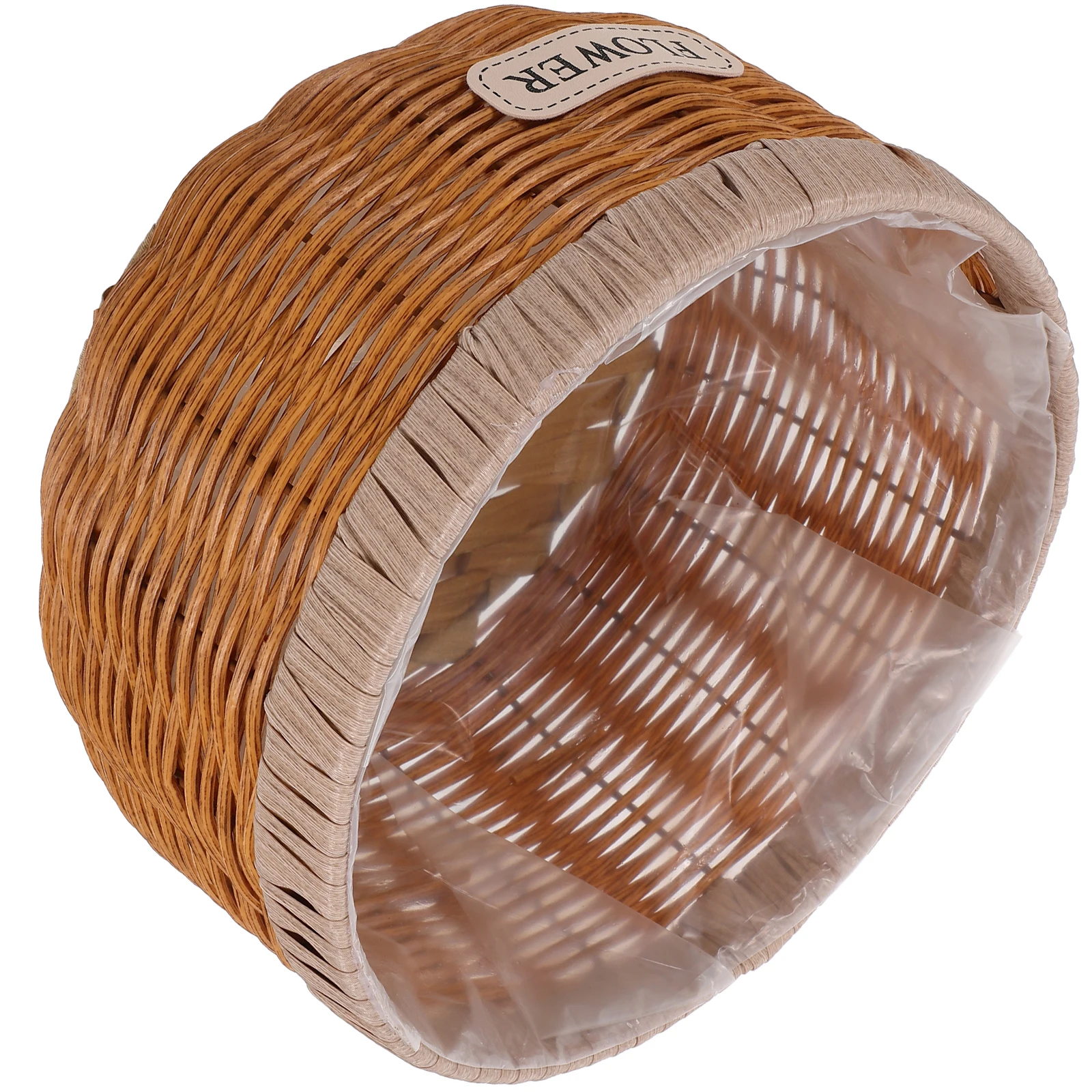 

1pc Large Flower Pot Planter Basket Indoor Outdoor Durable Woven Storage Container Multifunctional Plant Holder For