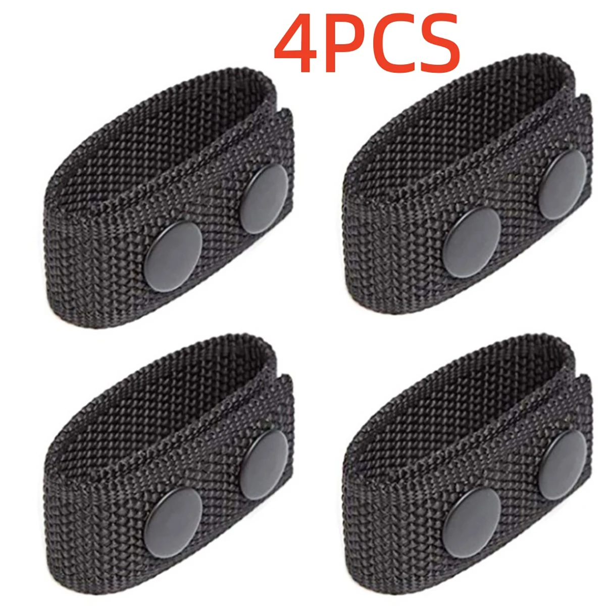 4Pcs Multi Functional Tactical Belt Double Nylon Buckle Portable Belts Accessory Equipment Outdoor Sports Accessory Fixed Buckle