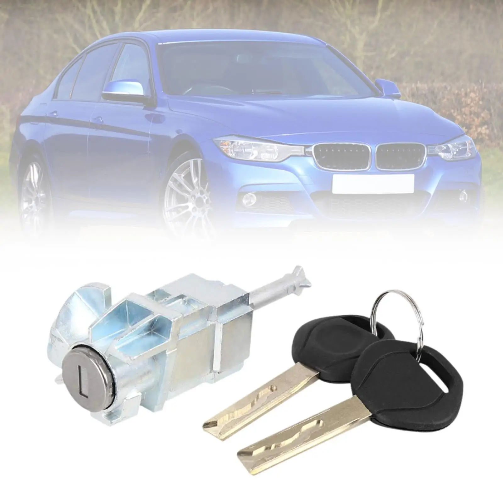 

51217035421 Direct Replace Door Lock Cylinder Switch with 2 Keys for BMW 330ci