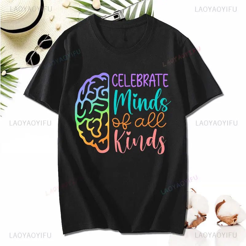 Women Kids Mom Choose Kind Autism Gifts T-Shirt Autism Awareness Graphic T Shirts Women Cotton Clothing Tops Summer Casual Wear