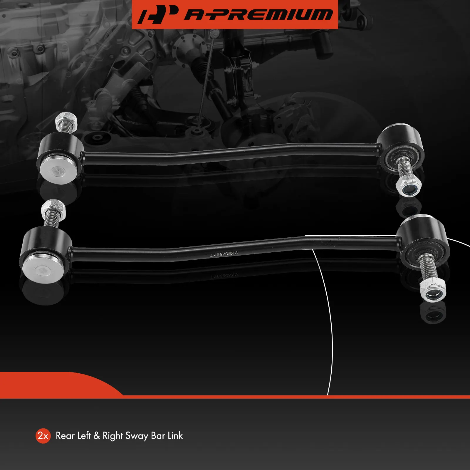A-Premium 2x Rear Left & Right Side Sway Bar Link for Ford F-250 Super Duty 1999-2012