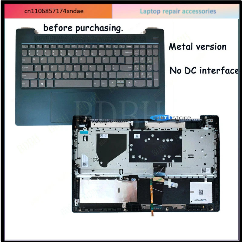 For  Lenovo IdeaPad 5 15ALC05 15ARE05 15ITL05 81LN 81FG Palmrest BL Keyboard