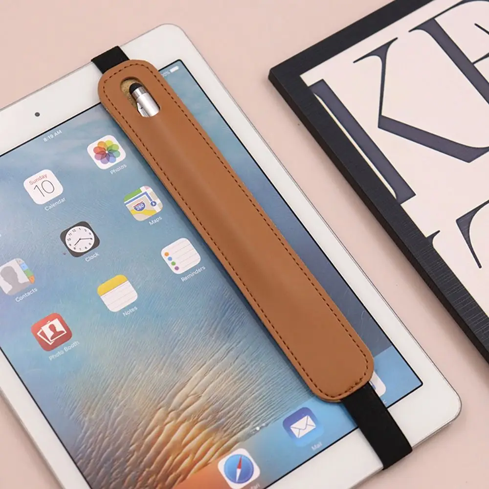 Dust Proof Leather Pencil Holder Cover Multiple Colors Tablet Pencil Holder Pencil Case Book Notebook