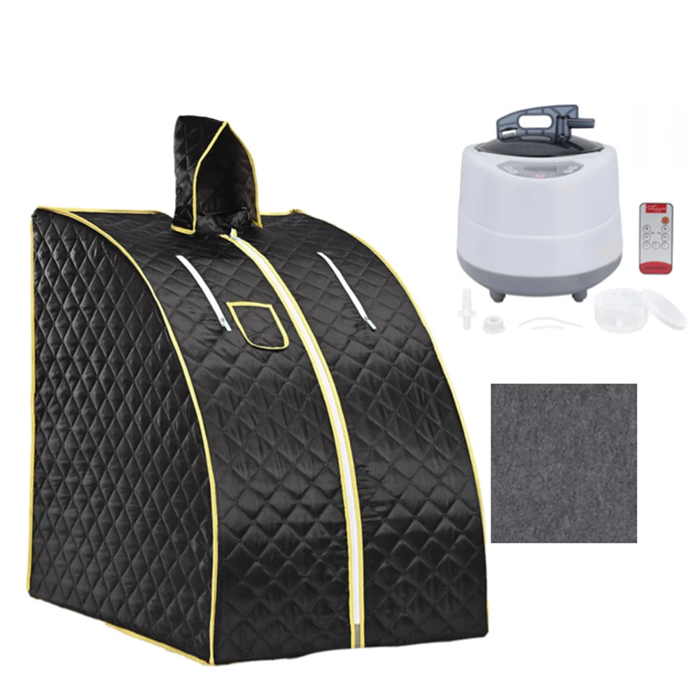 2L Portable Far Sauna Spa Slimming Household Steam Room Beneficial Skin Folding Chair Heating Lose Weight Stay Warm