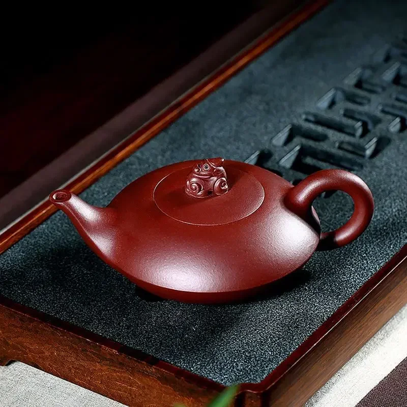 240ml Chinese Yixing Handmade Pot Kung-fu Teaware Purple Clay Drinkware Dahongpao Beauty Tea Pot