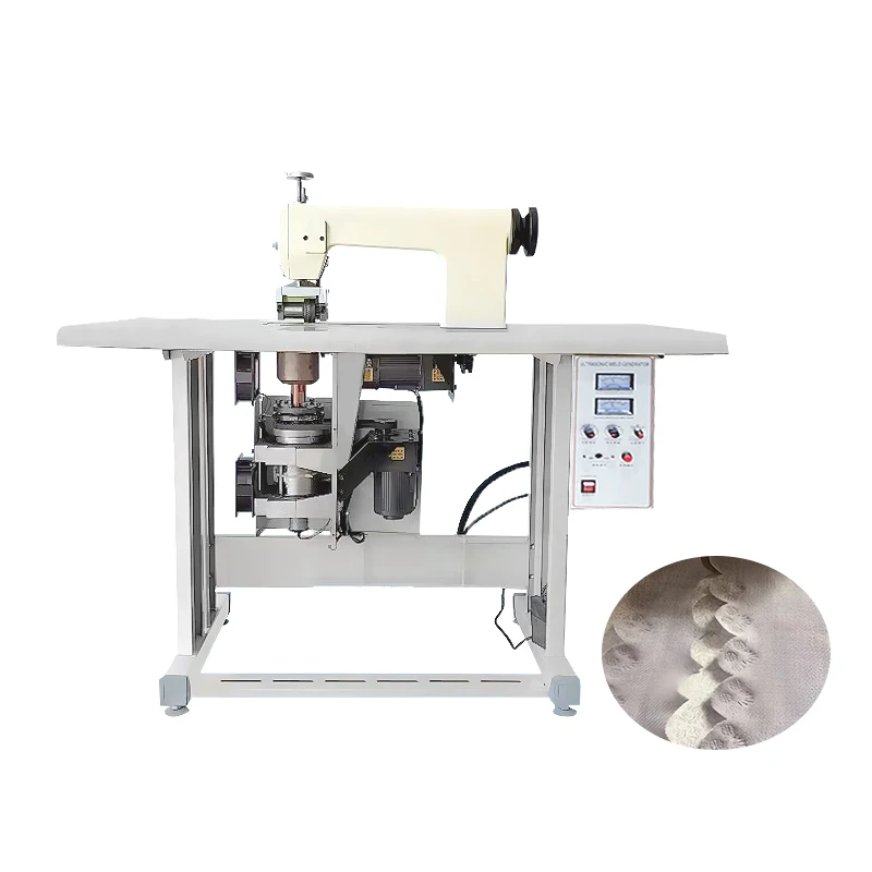 

Ultrasonic Lace Machine Curtain Non-woven Underwear Embossing Machine Cutting Edge Sewing Machine Without Constant Motor