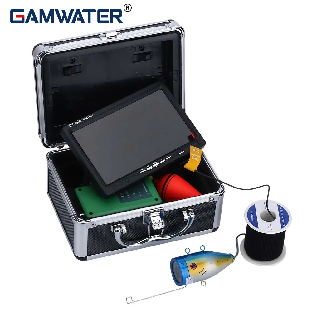 

Cold-Resistant 7" Underwater Fishing Camera HD 1000TVL with DVR Recorder 8GB TF Card 15 White+15 IR LEDs 15/30/50M 4500AH