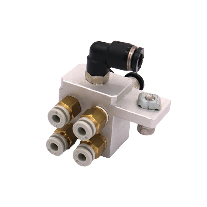 MB M5/G18 Series Pneumatic Busbar Diverter Multi-Line Aluminum Divider Exhaust Circuit Block Connectors for Industrial Use
