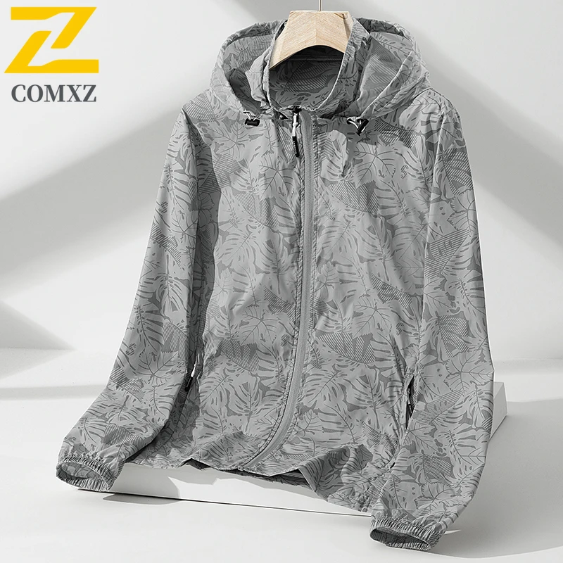 UV Skin Jackets Men's Summer Casual Ultra-light Sportswear Camouflage Windbreaker Men Outdoor Fishing UPF50+ Sun Protection Coat