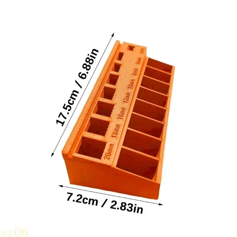 Q2Q4 Transportable Multiple Layer Screw Nut Sorting Box Label Friendly Strong Tool Planner