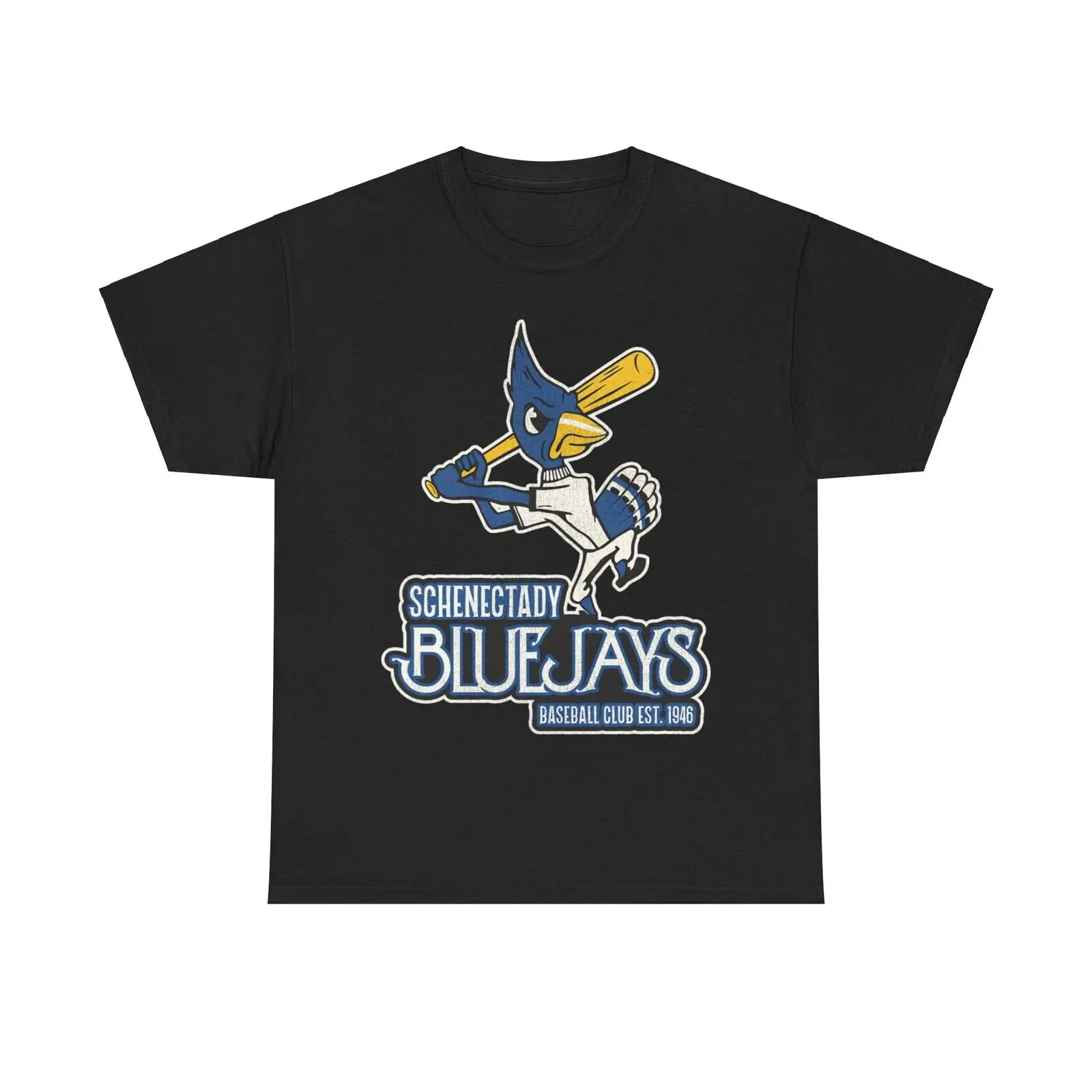 Schenectady Bluejays Nostalgic Retro Baseball Team T shirt