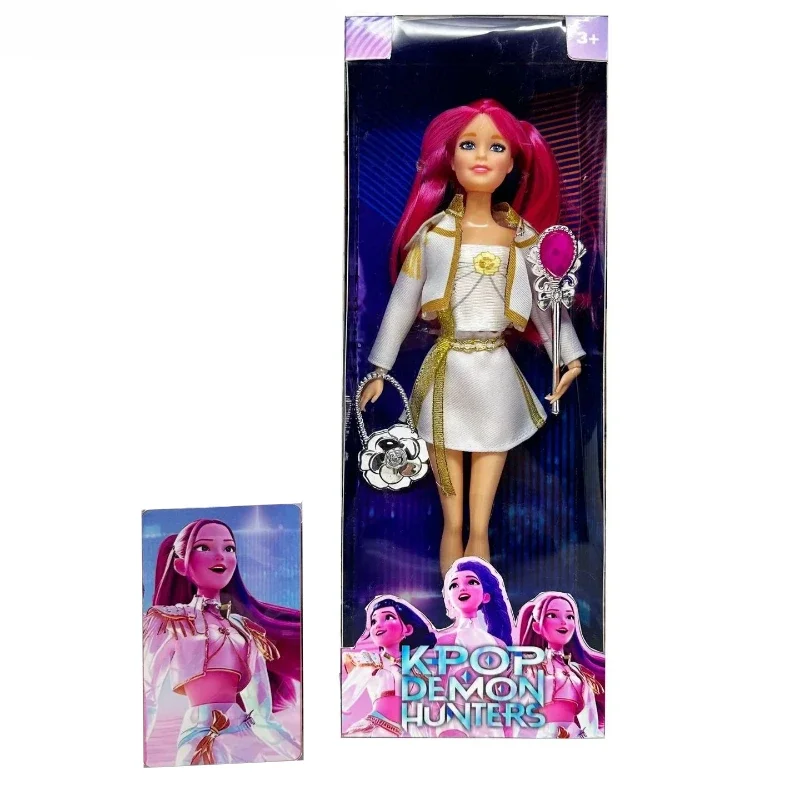 Kpop Demon Hunters Action Figure Toy Derpys Tiger Rumi Mira Zoey Sussy Colorful Lights Theme Song For Fans Christmas Gifts image 4