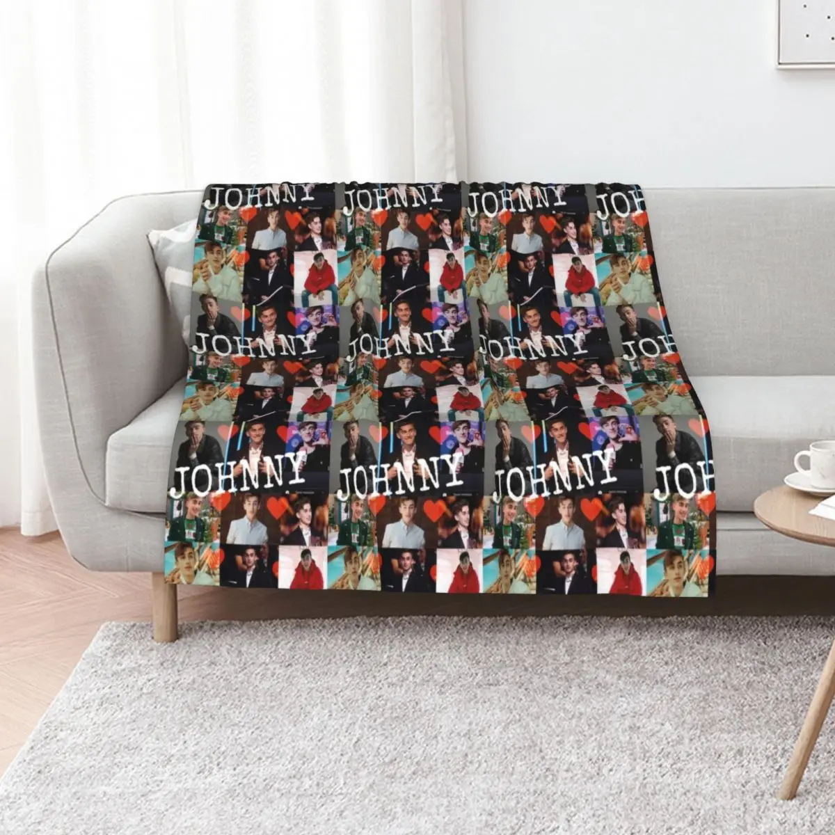 

Johnny orlando Throw Blanket Soft Plush Blanket as Housewarming Gift