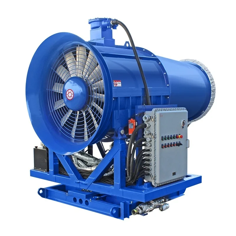 Environmental Protection Dust Removal Cannon Fog Machine 120 Meter Industrial Fog Cannon Machine