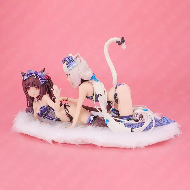 

Nekopara Chocola Vanilla Anime Cat Girl PVC Action Figure Toy Adults Hentai Collection Model Doll Gifts