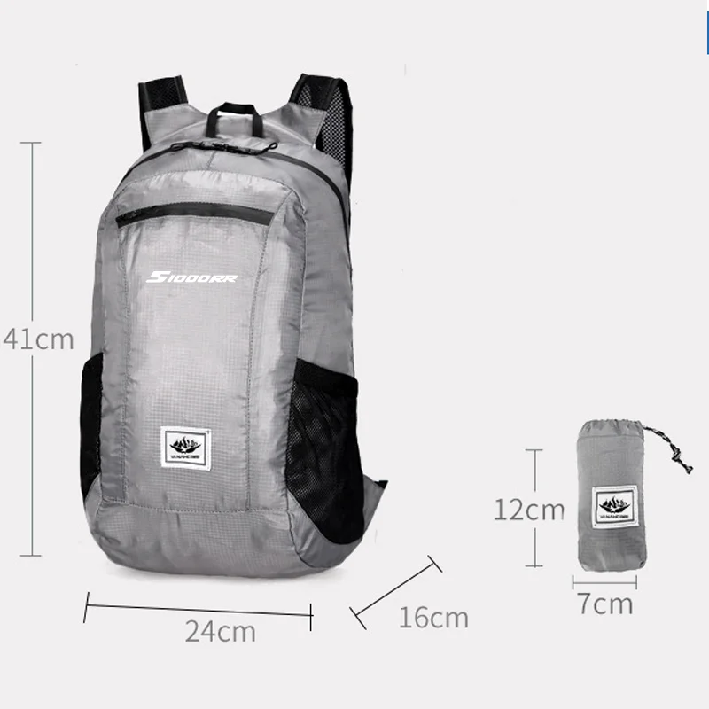 For BMW S1000RR S 1000RR 2017 2020 2021 2022 waterproof holdall Small Foldable Backpack Storage bag Motorcycle Accessories
