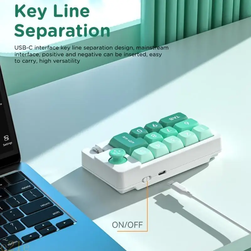

E21E Механическая игровая клавиатура с возможностью горячей замены и подсветкой, 12 клавиш, полная клавиша, маленькая клавиатура