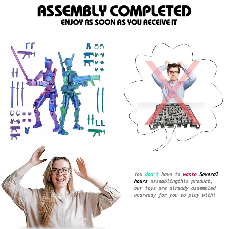 M11K-Multi-Articular T13 Actio - 3D Printing Action Figure 评论和价格