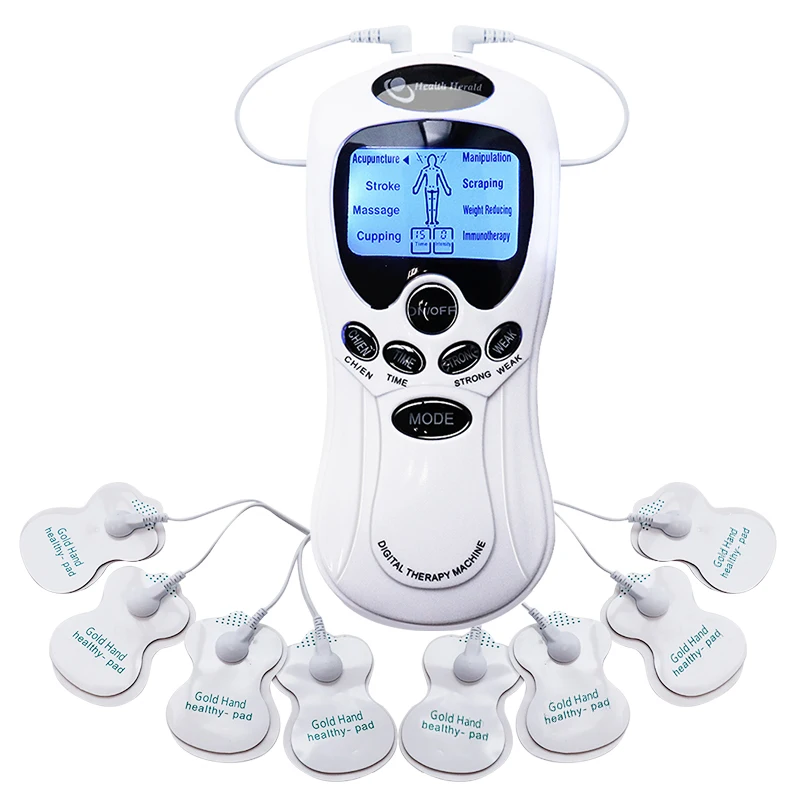 Electric TENS Unit Muscle Massager LCD Display Meridian Multifunctional Digital Massage Device Muscle Full Body Portable Machine