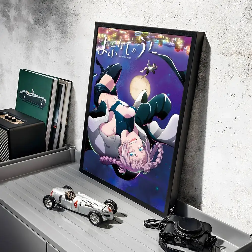 نداء الليل أنيمي المشارك عالية الجودة طباعة ديكور المنزل جدار الفن جدارية غرفة زخارف للحانات