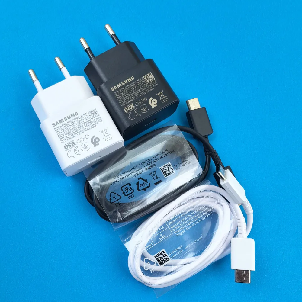 EP-T2510 Samsung 25w Charger EU Super Fast Charge PD Power Adapter For Galaxy A35 M54 A55 A54 A26 A36 A56 S26 S25 S24 Ultra FE