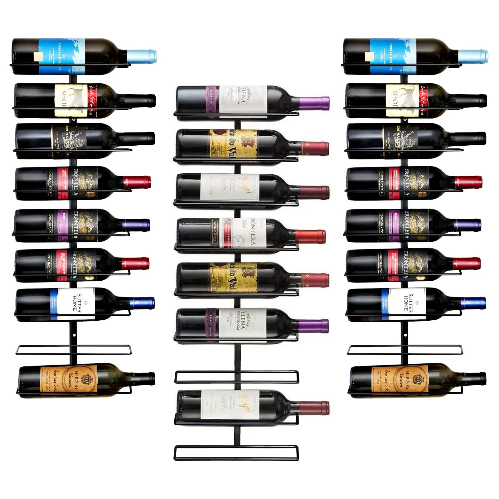 9-Bottle Wall Mount…