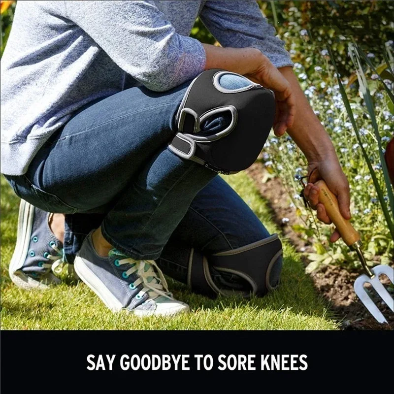 1 Pair of Durable Grade Knee Protectors for Kneeling Work, Outdoor Forest Wear-resistant and Shock-absorbing